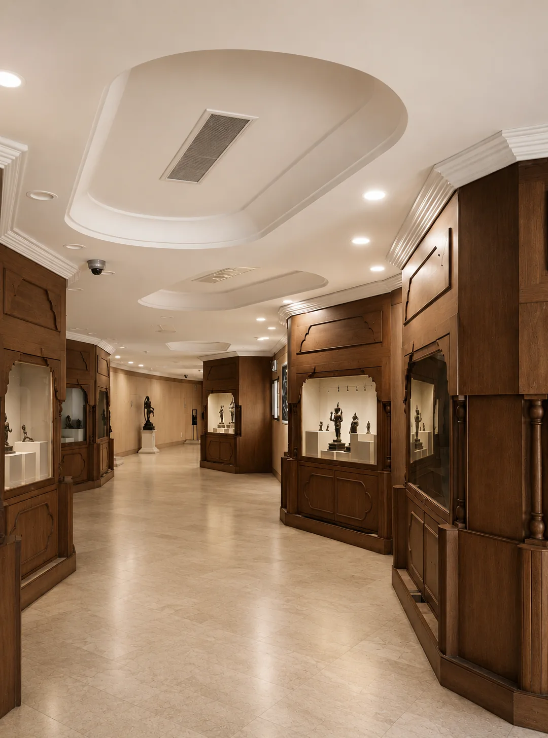 State archaeology museum gallery interior
